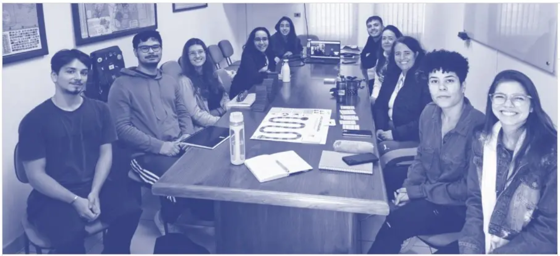 Organizadores das atividades da Demografia na UPA